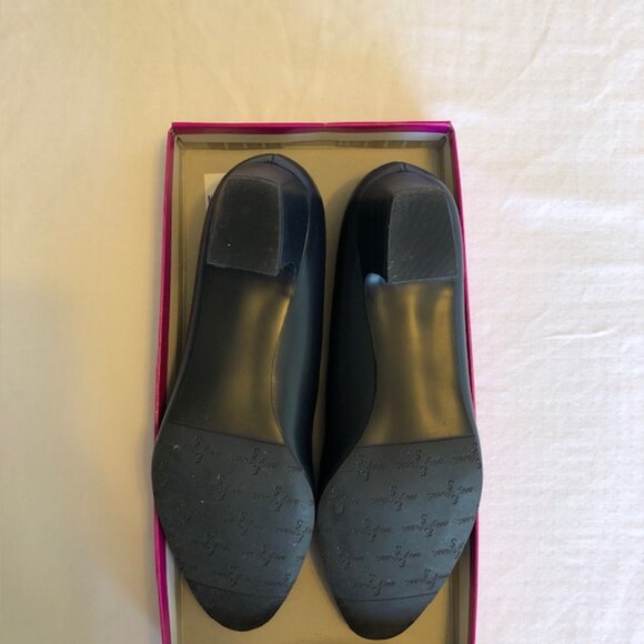 Navy Blue Pumps Easy Street 9.5M Career 2" Block Heel Style - Picture 6 of 10